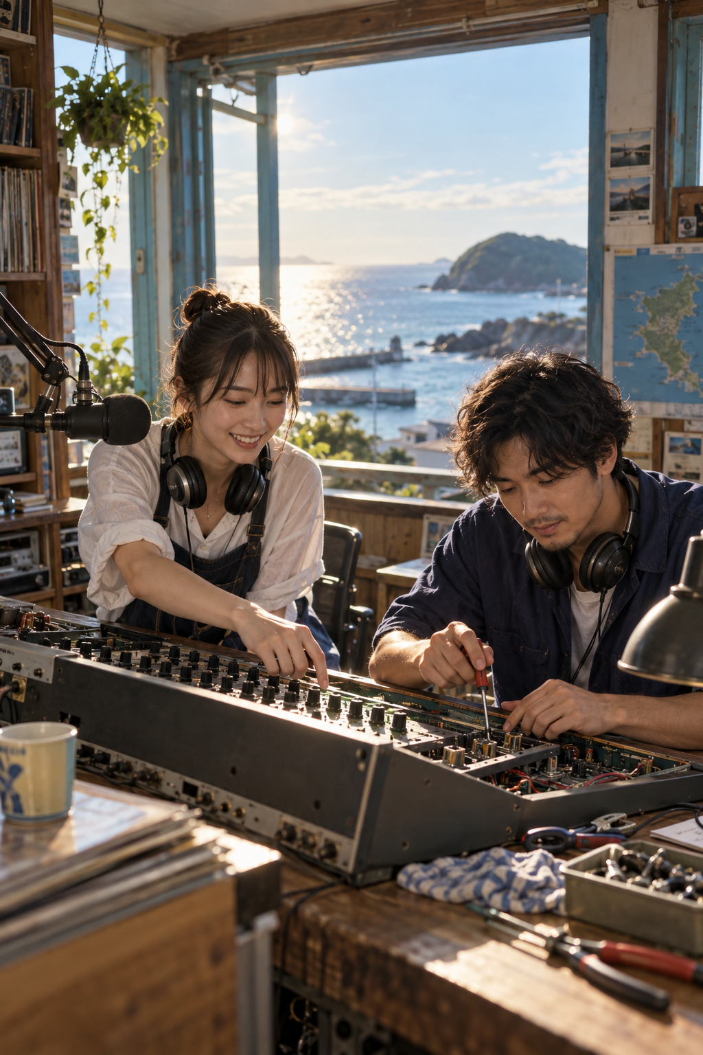 日本一级不卡一二区岛屿电台青春剧情海报